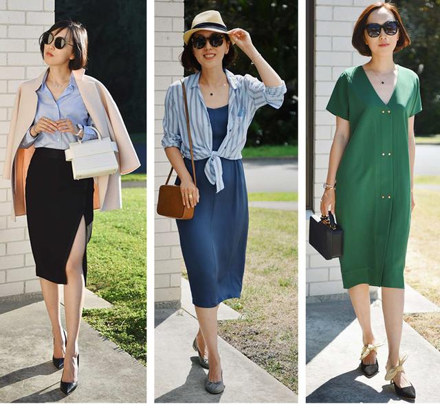 乐享时尚潮流|入秋了，想做一个优雅的女人，建议穿“秋裙”搭裸鞋，满满女人味