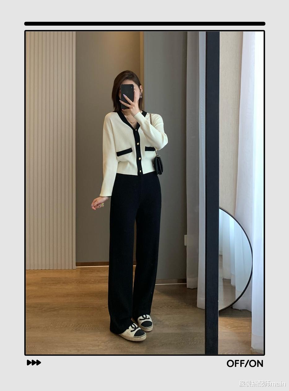 服装搭配师main|早秋解锁针织开衫的时髦穿法：这样搭裤子和裙子，落落大方显气质