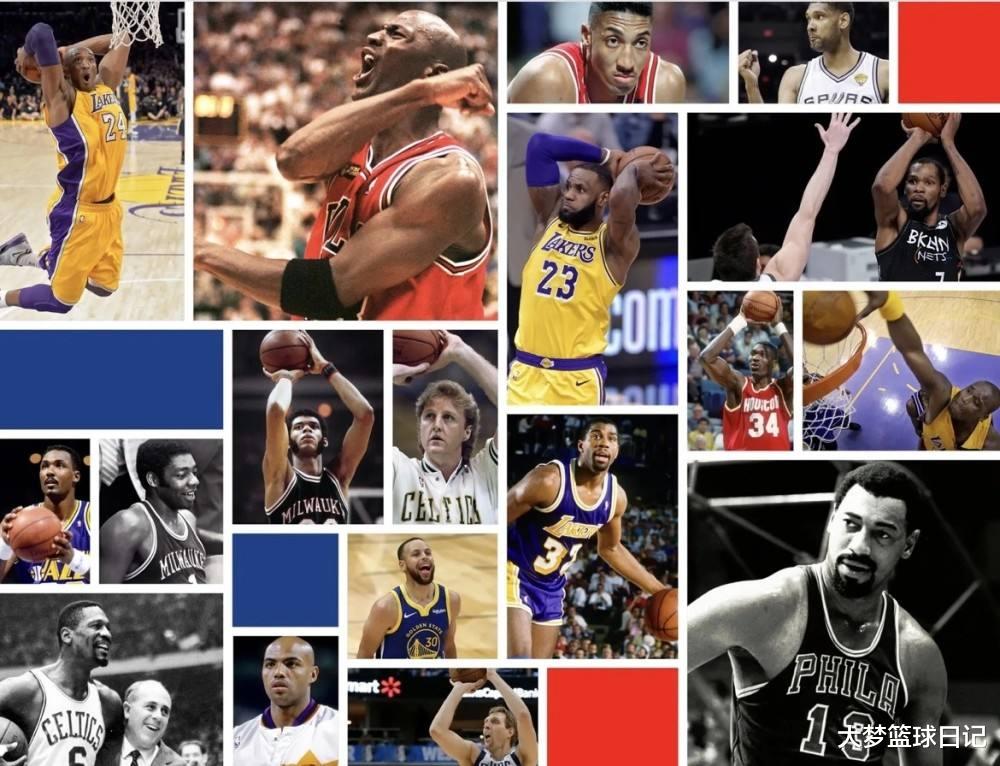 勒布朗·詹姆斯|美媒近日根据综合考量，给出了NBA历史的五大球星