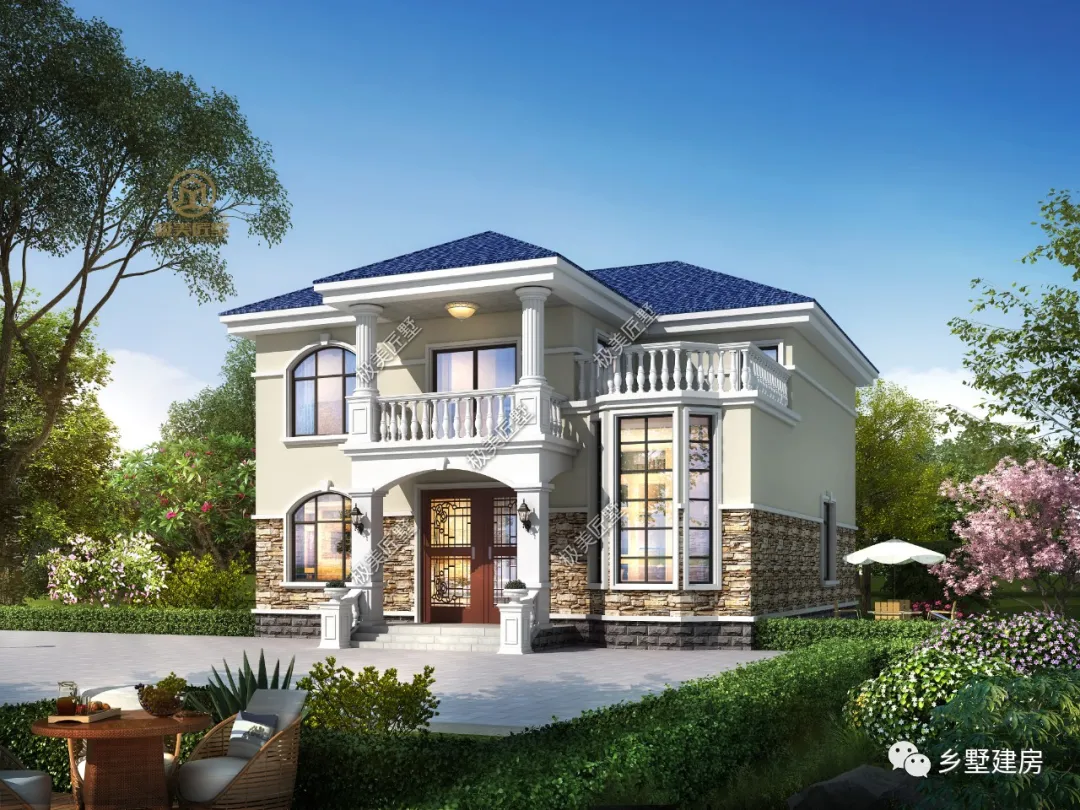 沙发椅|田园风光二层精致小别墅，实用漂亮，盖一栋让邻居羡慕去吧