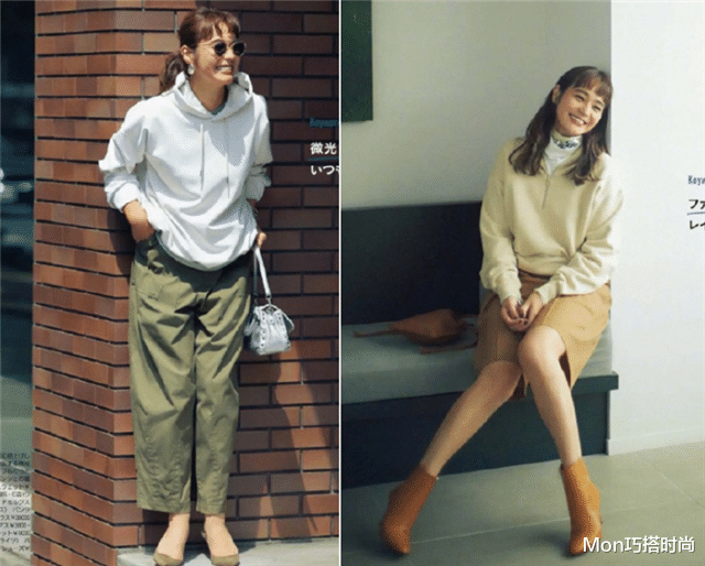 Mon巧搭时尚|40岁女人穿卫衣，要谨记“三穿三不穿”法则，这样才能时髦又得体