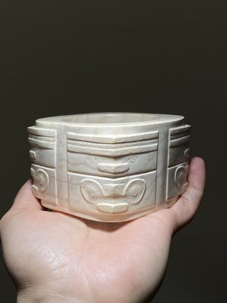 |良渚玉器 兽面纹玉琮