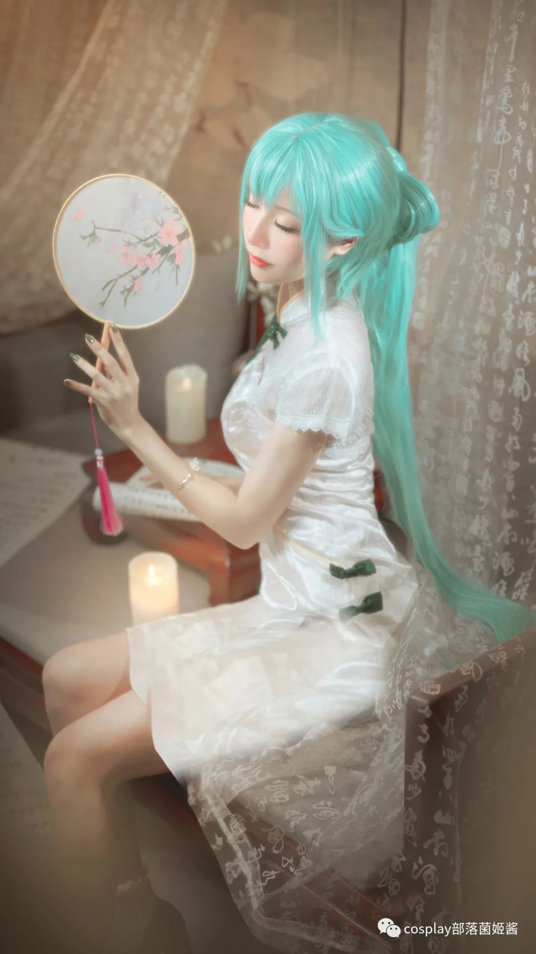 初音未来|cos:初音未来中国风cos正片@小粉十文字