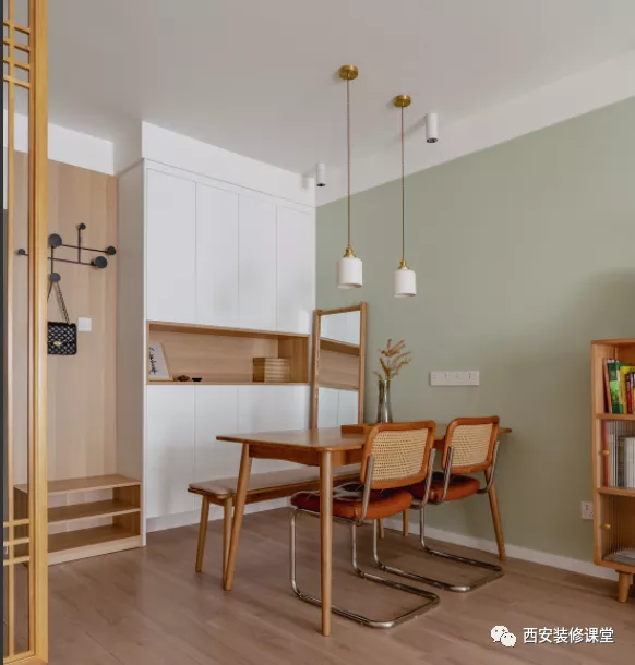 90㎡两室一人住，日式清新家