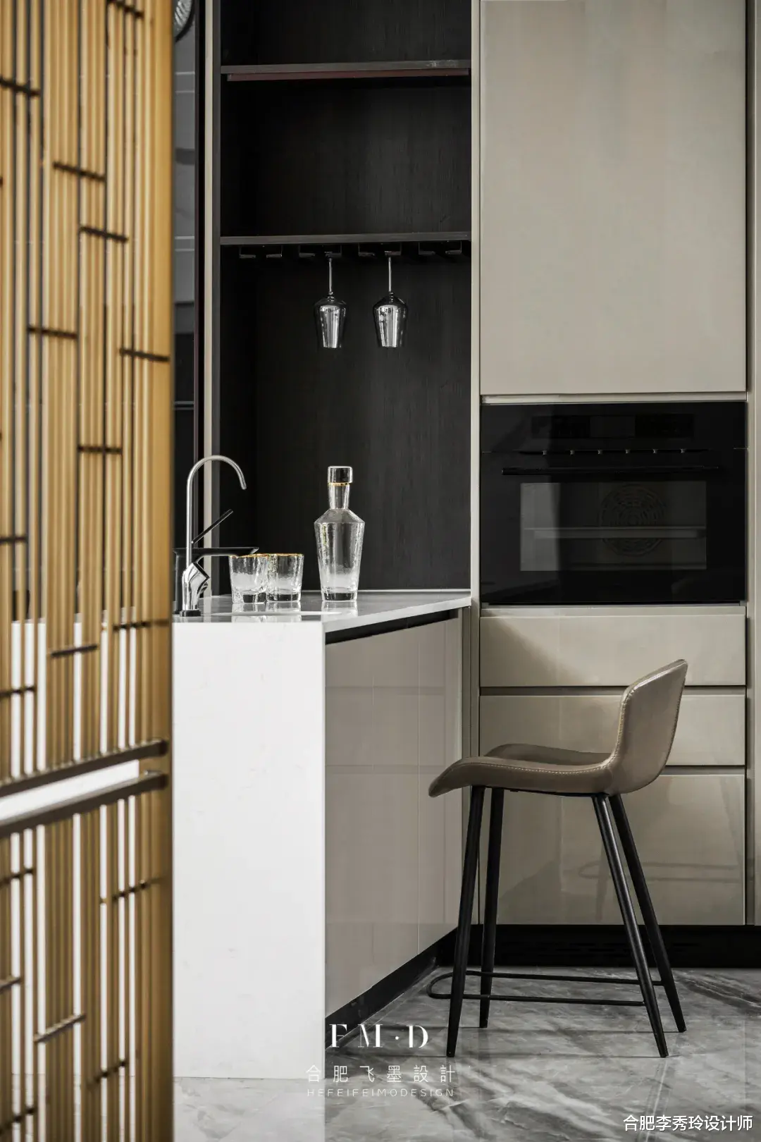 合肥李秀玲设计师|450㎡上下六层别墅，70万打造现代轻奢风，这是一个家的最高境界