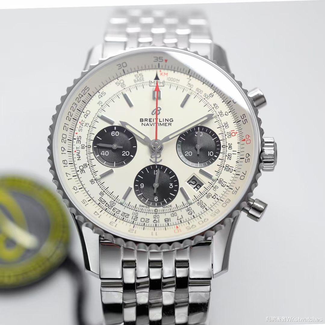 刻腕表者Wristwatches GF厂百年灵航空计时B01系列复刻表做工测评!