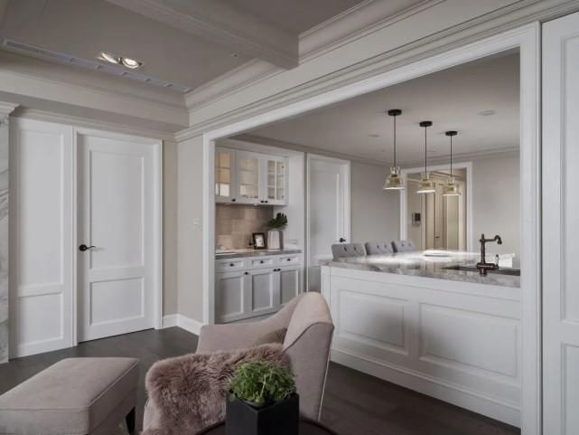 156平现代风三居室一个没有阻隔与家人之间亲密互动的空间