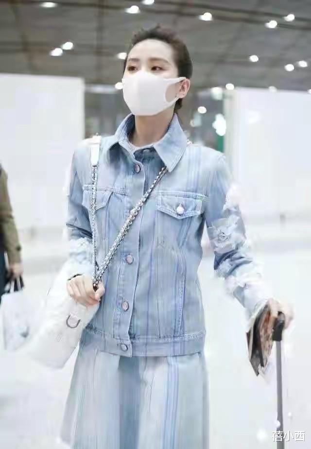 夹克|吴奇隆小娇妻刘诗诗真洋气，剪了短发穿夹克，配阔腿裤减龄又高级
