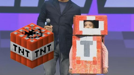 我的世界|我的世界COS：五张来自于小朋友的作品，notch才是灵魂