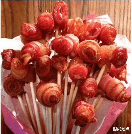 时尚炫点|培根有很多种吃法,但是没想到竟然还能被做成花束,这脑回路啊