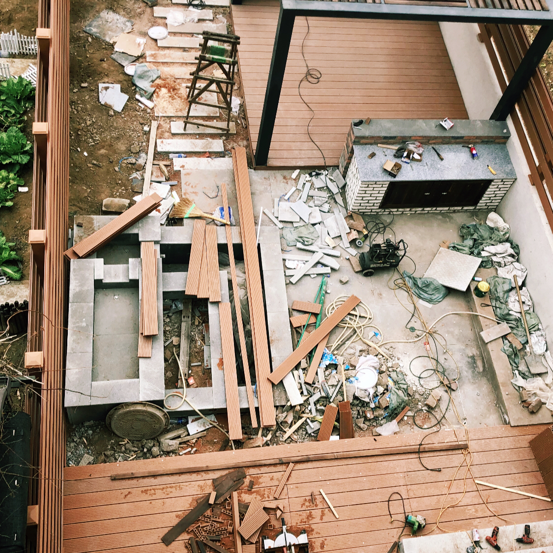 ?6万不到,改造72㎡现代庭院花园,教你做一个低维护的懒人花园