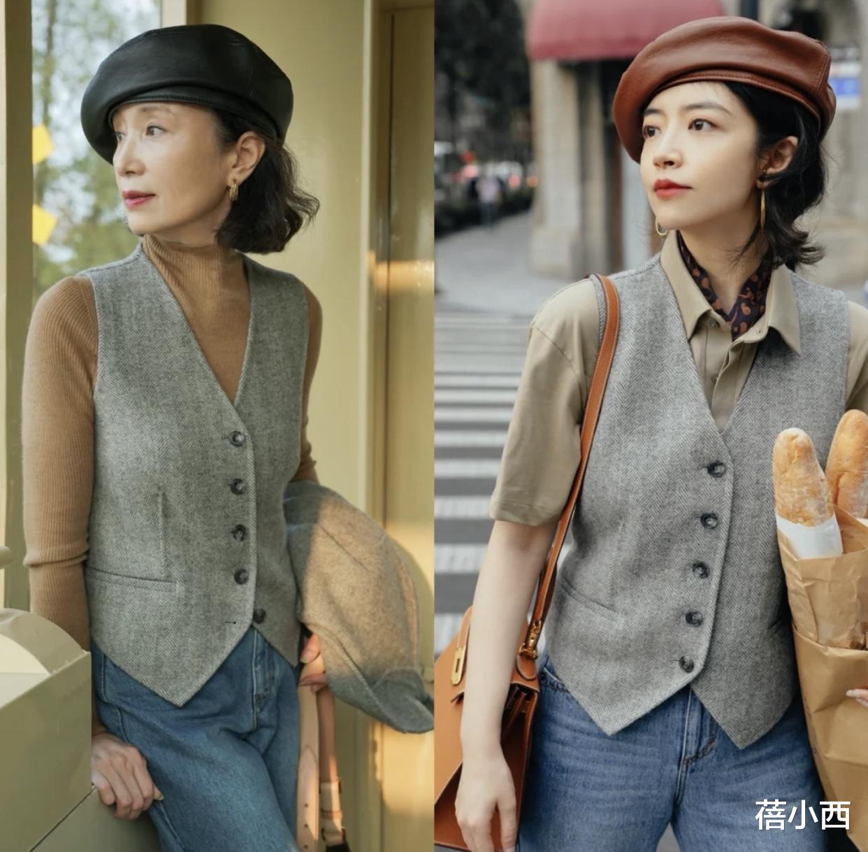 蓓小西 奔三奔四的女人建议多“叠穿”,搭配公式和好看的款式,都在这里