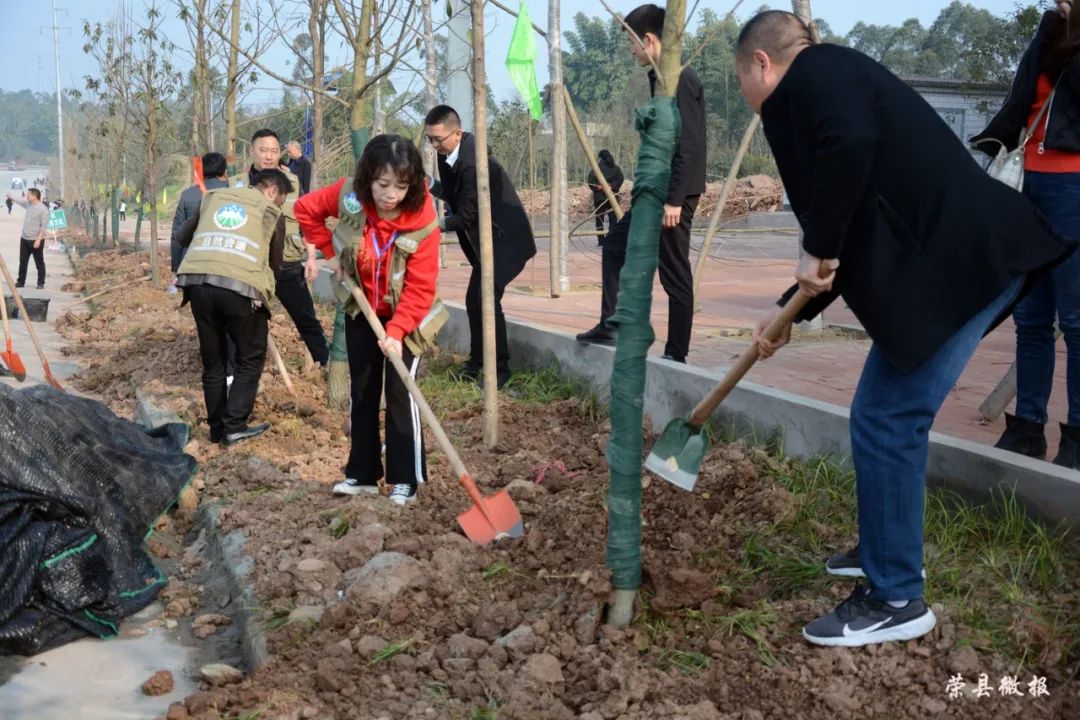 富顺快报 新春添新绿，这是荣县打开春天的正确方式