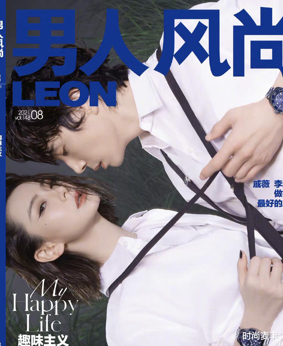 戚薇|戚薇李承铉真的越长越像,同款发型同款衣服像兄妹,让人羡慕