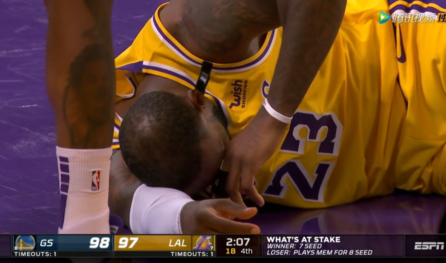 勒布朗·詹姆斯|破案了！10倍慢镜回放，格林插眼恶犯，这动作禁赛都不为过