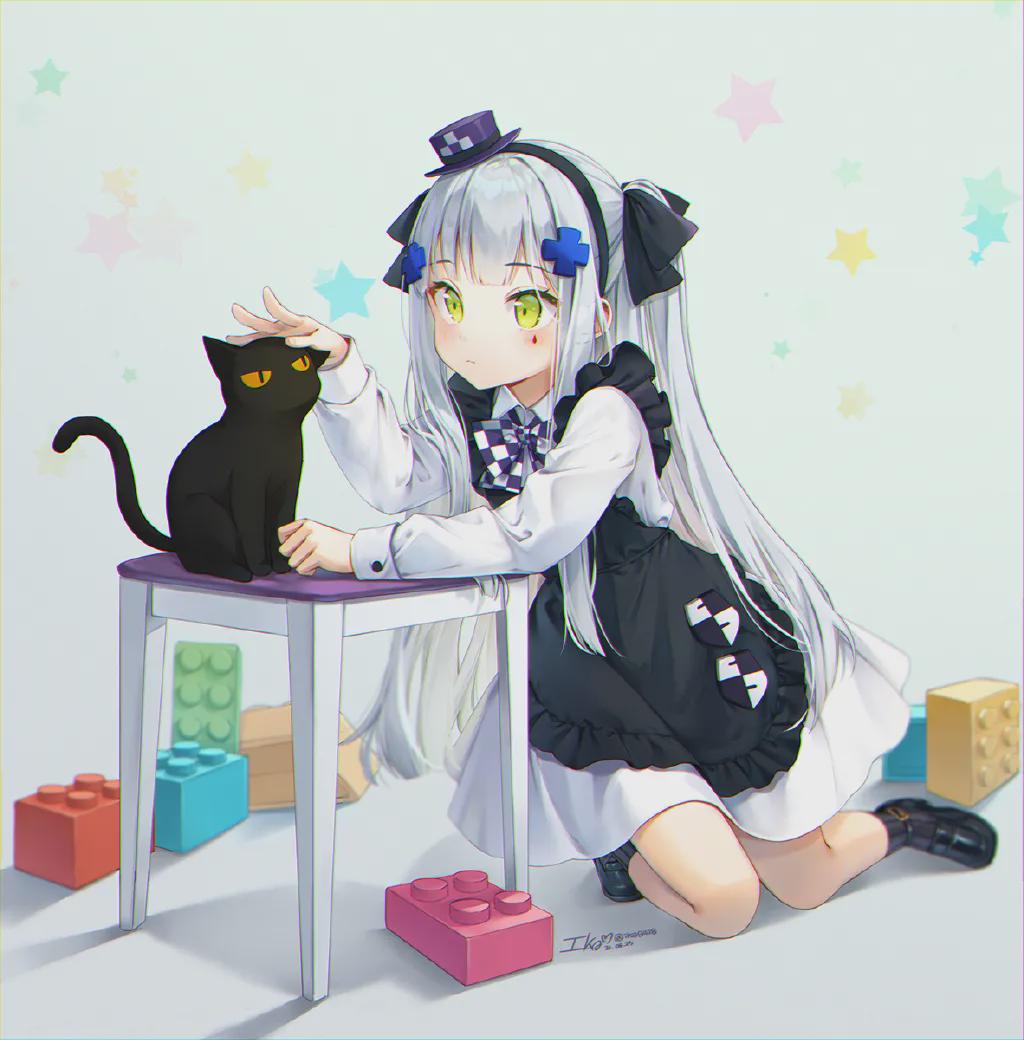 画师|动漫美图：韩国画师IKA的插画作品