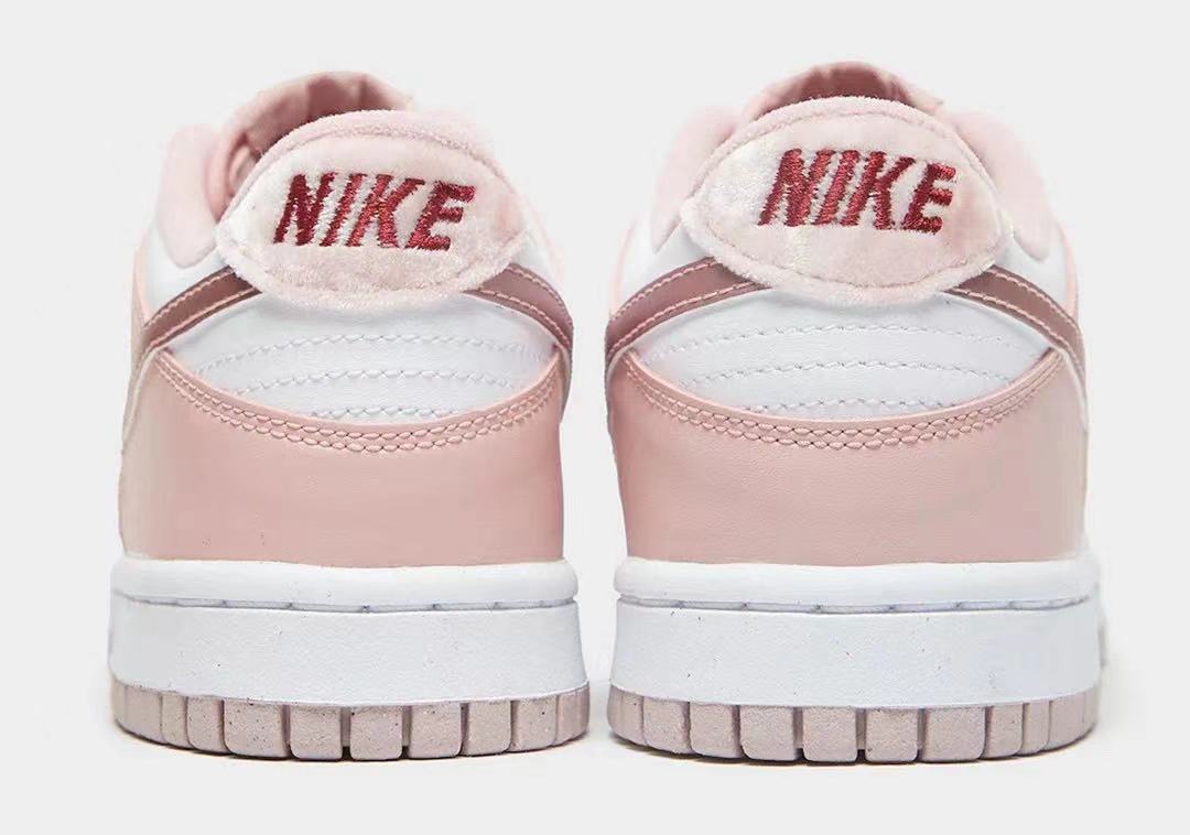 柒的球鞋日记|DUNK LOW  Pink Velvet  天鹅绒  白粉