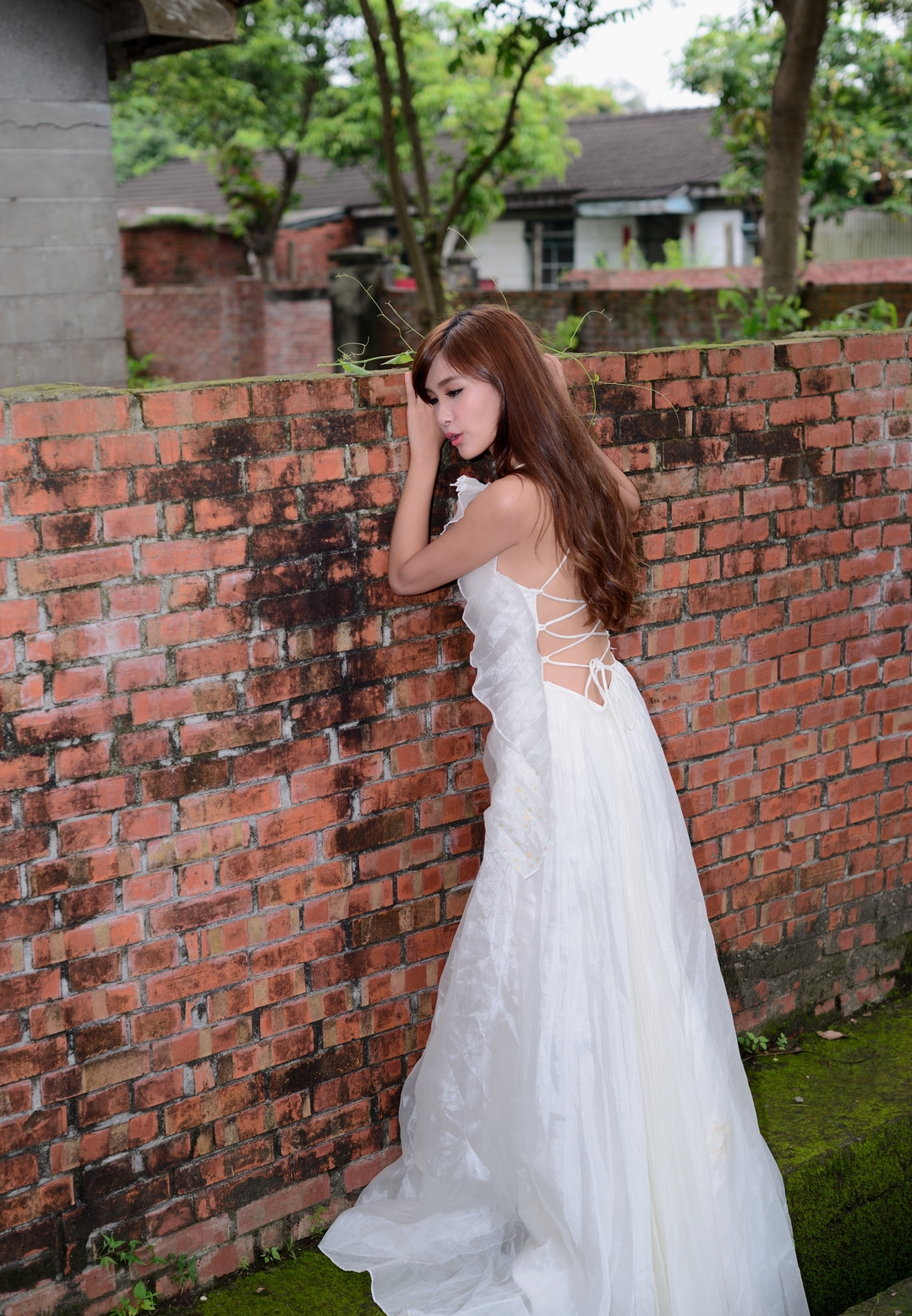 风起洛阳|美女穿白纱室外试镜-宛如仙女下凡