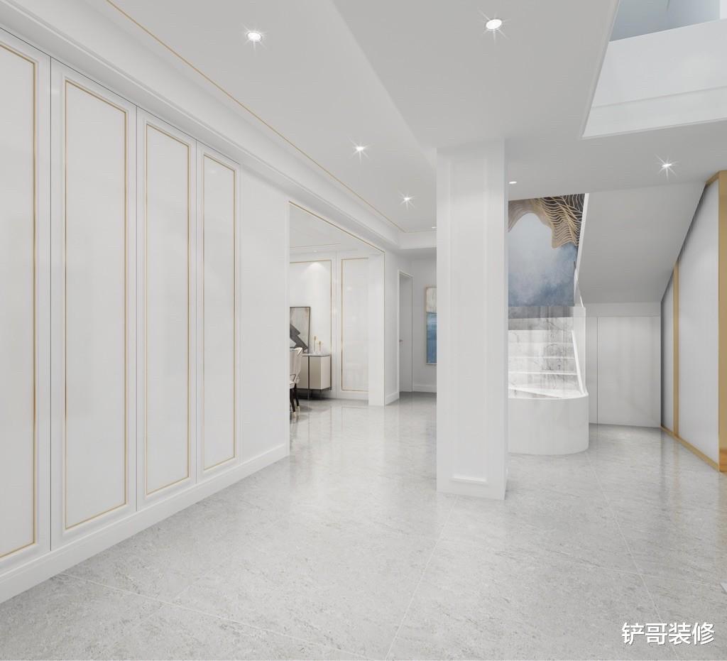 260平复式住宅,简约轻奢的家装设计,增强家人与空间的联动