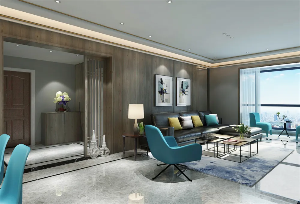 【鲁班装饰】渔阳佳园168㎡现代风格，有质感的家