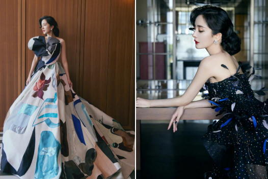 |杨幂陈伟霆牵手走红毯！揽肩附耳聊天不避嫌，baby一旁观看保持距离