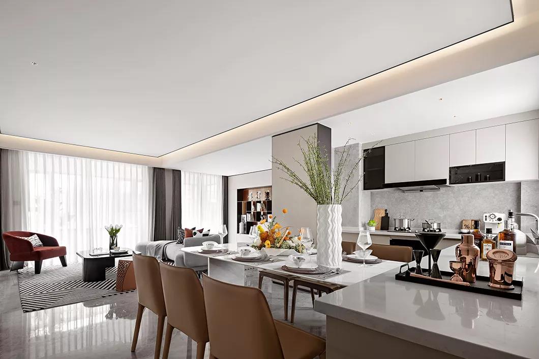 |136㎡精装房软装，时尚个性，简约美！