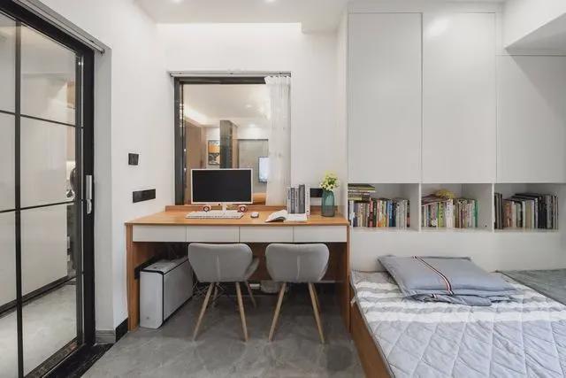 |这个人装修太聪明，将次卧变成工作室，打通空间增强采光，超实用