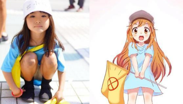 |回头率超高的小学生COS，单纯可爱惹人怜，网友：不出道可惜了