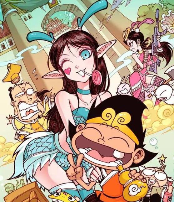 漫画|降龙的魅力有多大？龙女跪求打蜡，娥姐约他谈心，花仙子请他洗澡