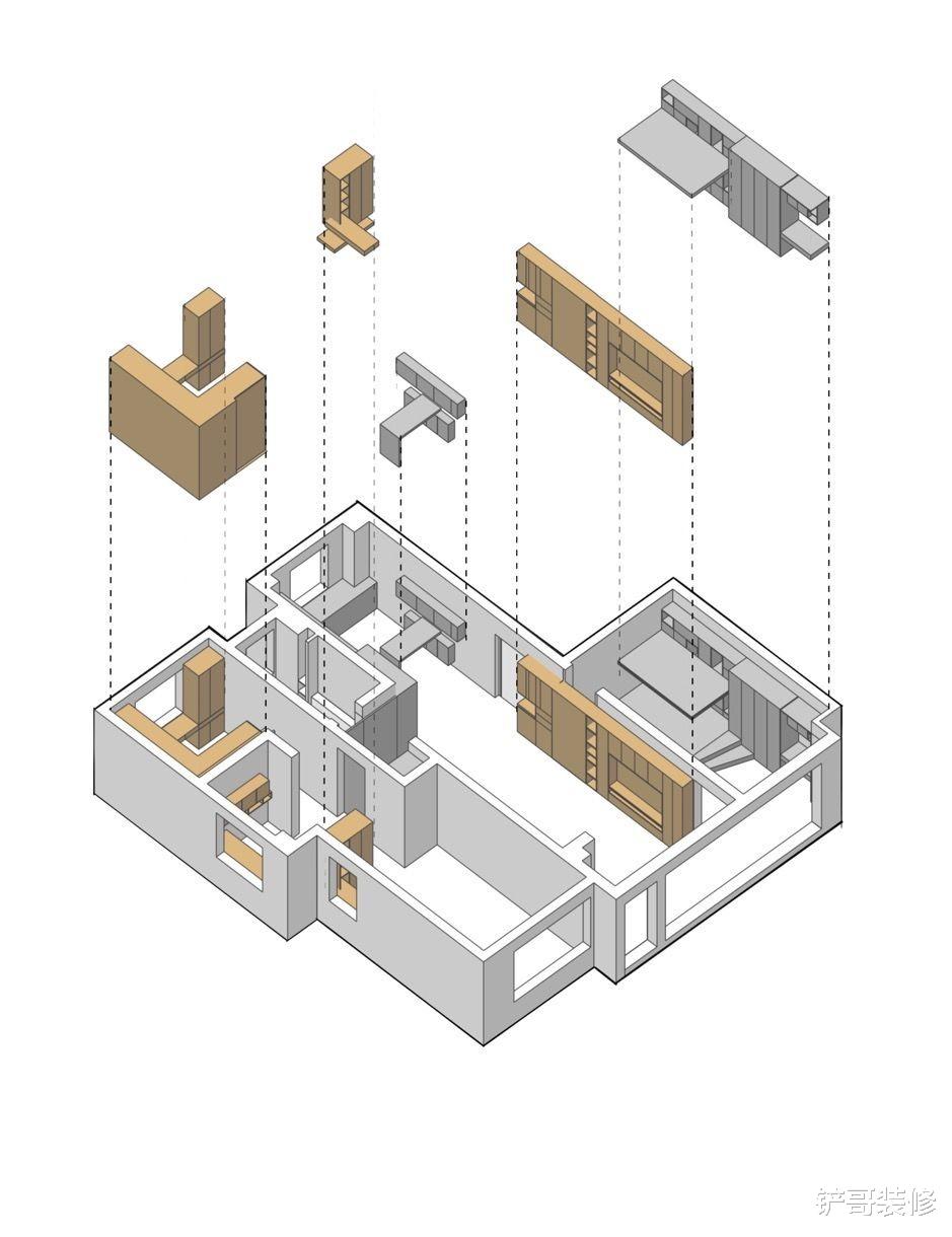 异地设计同样精彩，用现代的手法去设计，创建可爱的小窝