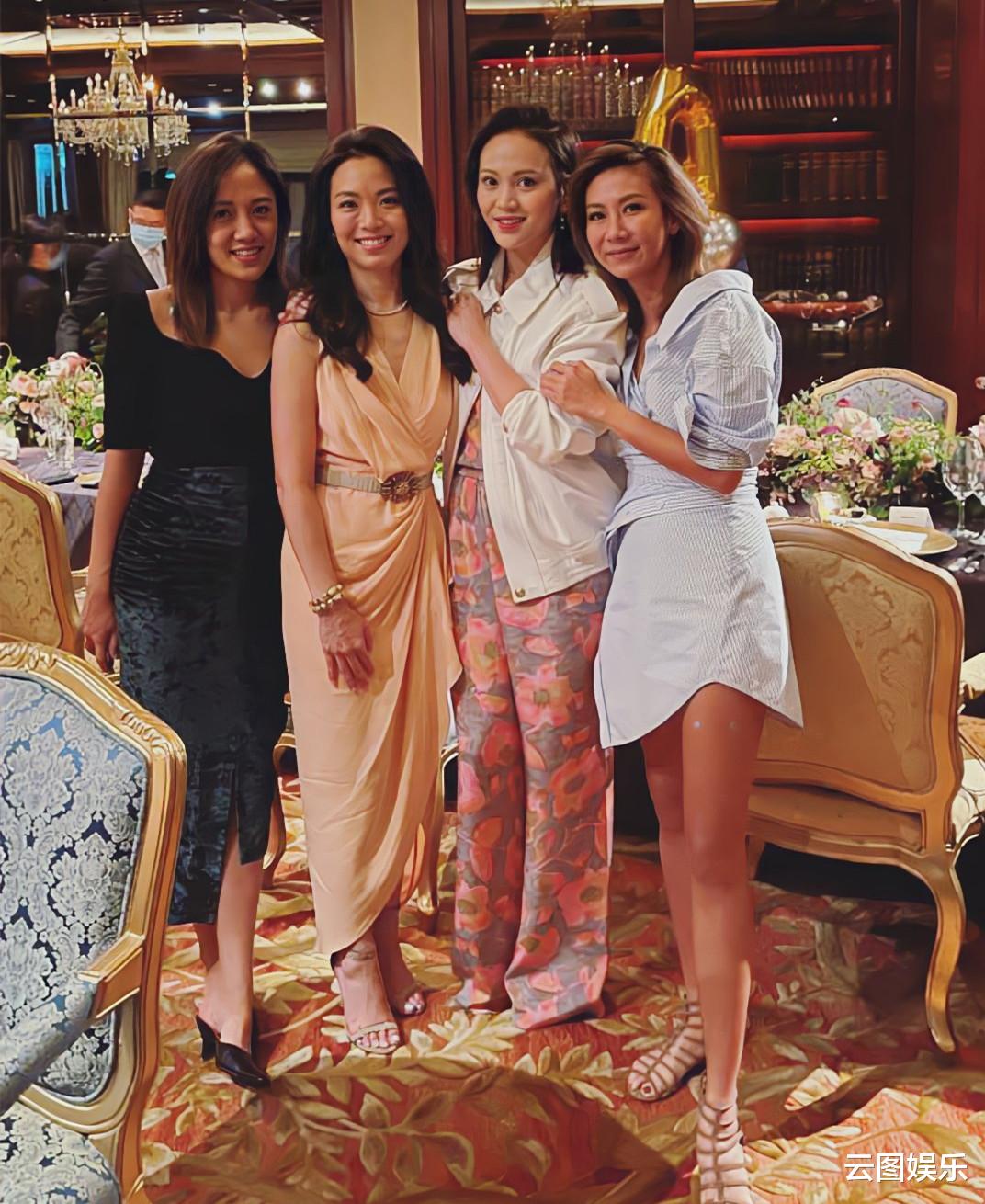玉泽演|徐子淇参加名媛派对，与亲妹罕见同框比美，姐妹俩先后嫁入豪门