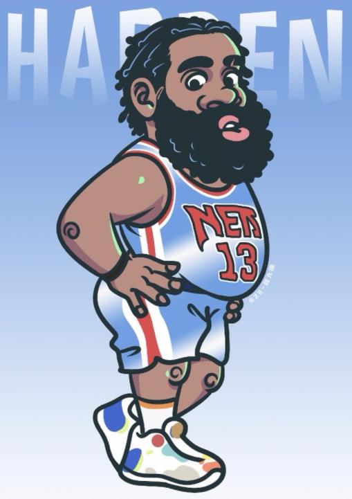 詹姆斯·哈登|哈登散漫！跑动距离全队第一，上场时间联盟第一，他不该被骂