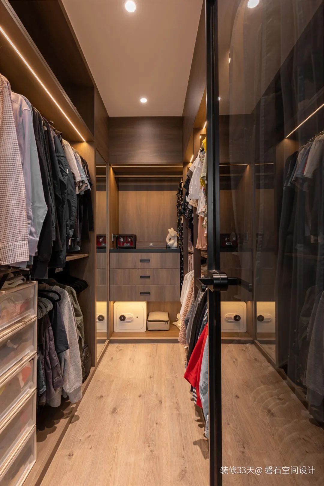 装修设计：170平现代混搭五口幸福之家