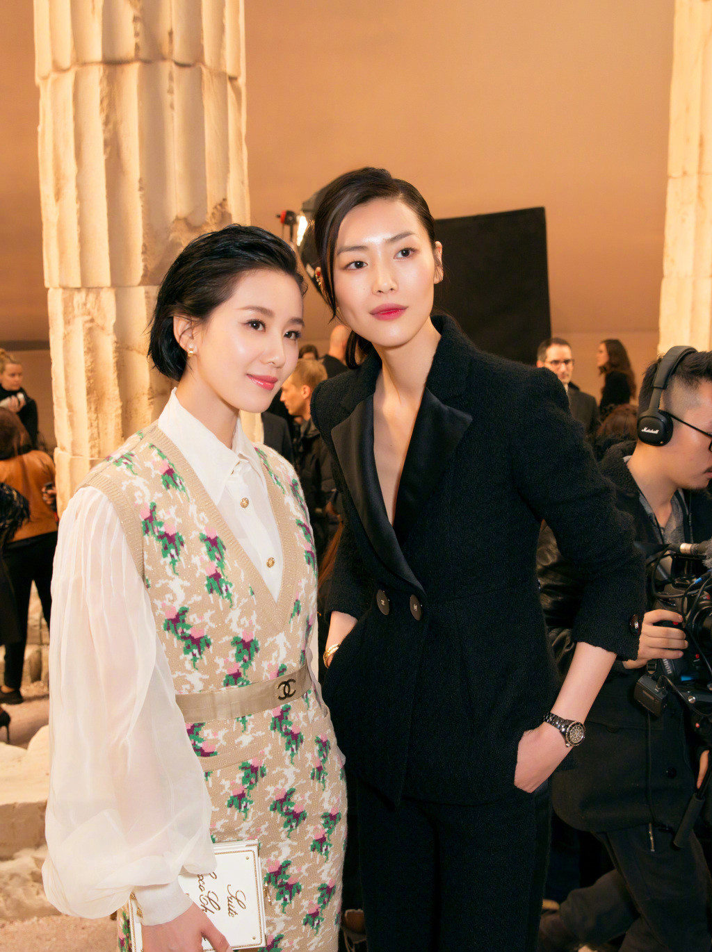 刘雯|刘诗诗同框刘雯，温柔女神和气场超模，你们觉得这一次谁赢了？