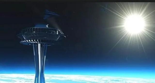 月球 假如人类搭建一座从地球通往月球的“高架桥”,会是怎样的情景?