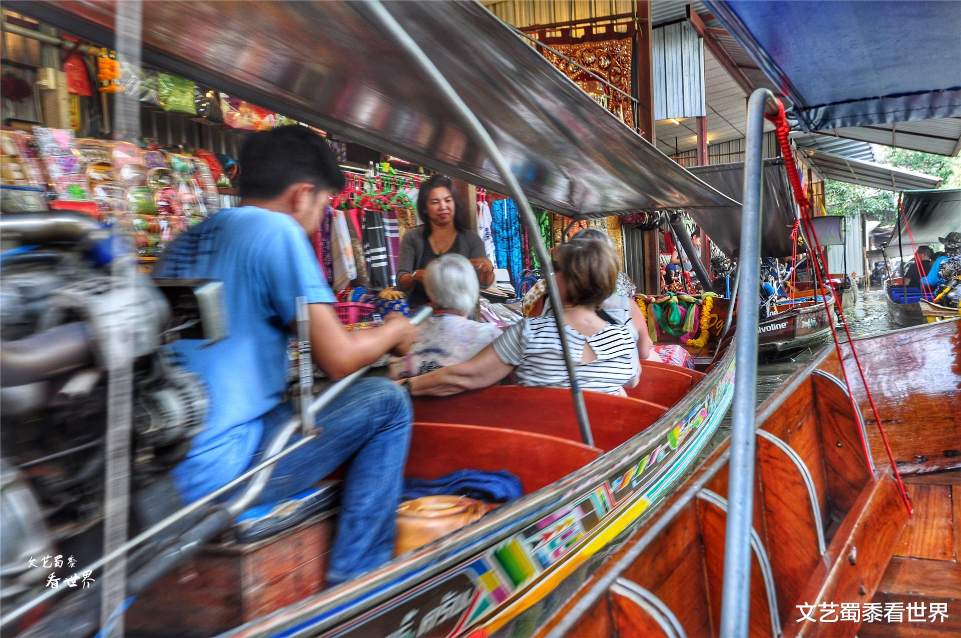 文艺蜀黍看世界 泰国150年历史的集市，为啥买卖都在船上、摊主都会讲中文？