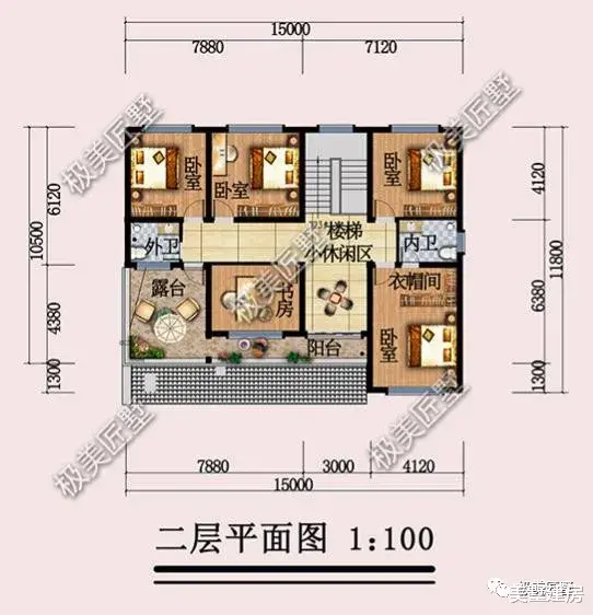 中式风两层别墅，露台凉亭多惬意，你愿意回家建一栋吗？