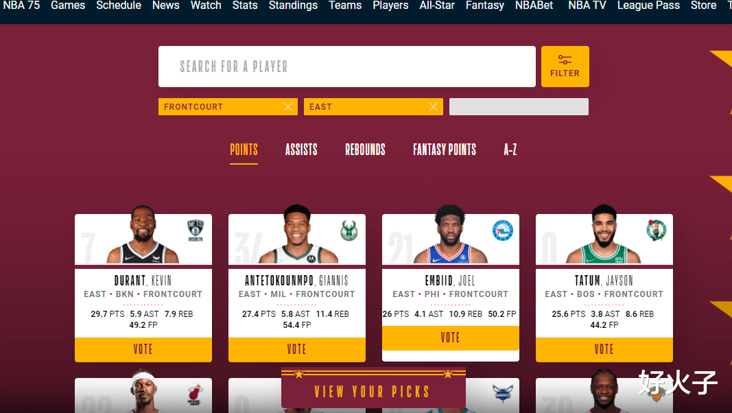 詹姆斯·哈登|曬全明星投票：5個直接選了，5個猶豫了幾秒，首發(fā)應(yīng)該是這十位了