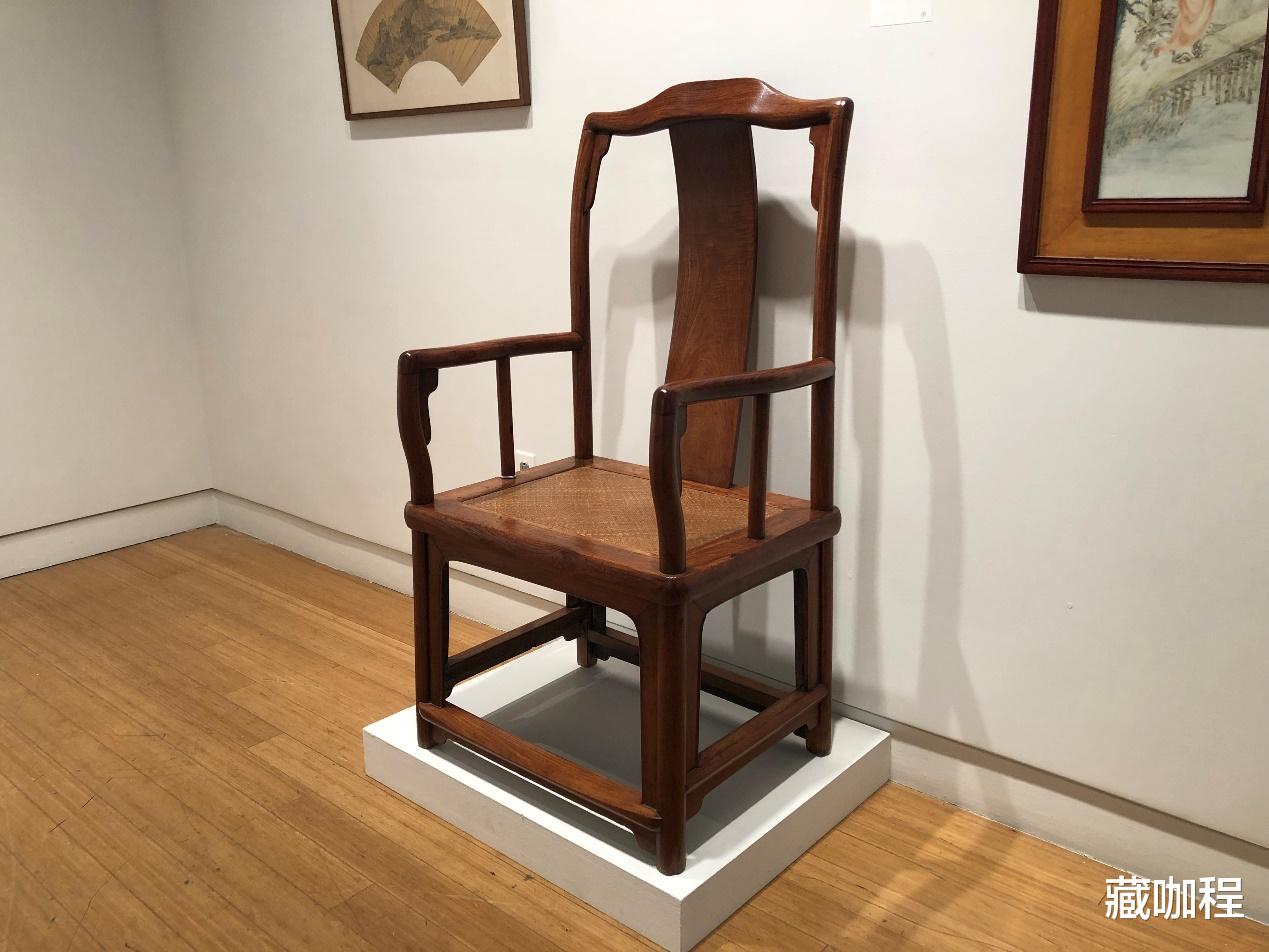 |高靠背不高，苏作黄花梨南官帽椅成对