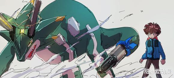 数码宝贝|数码宝贝幽灵游戏：伽马兽解锁新形态，三角龙弧矢一伽马兽登场！