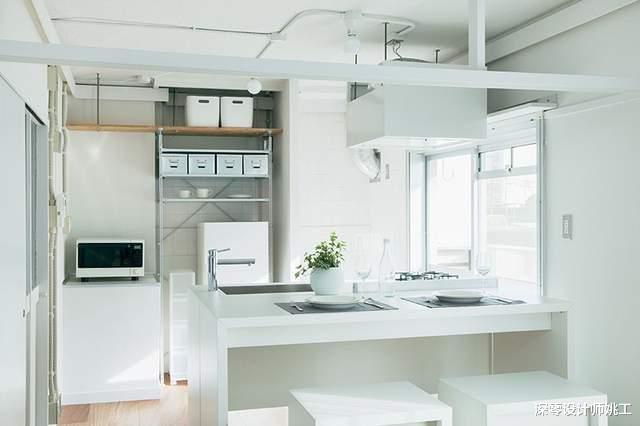 40㎡再装修范本，沙发不靠墙划分区域，全屋不紧凑，反倒一片清爽