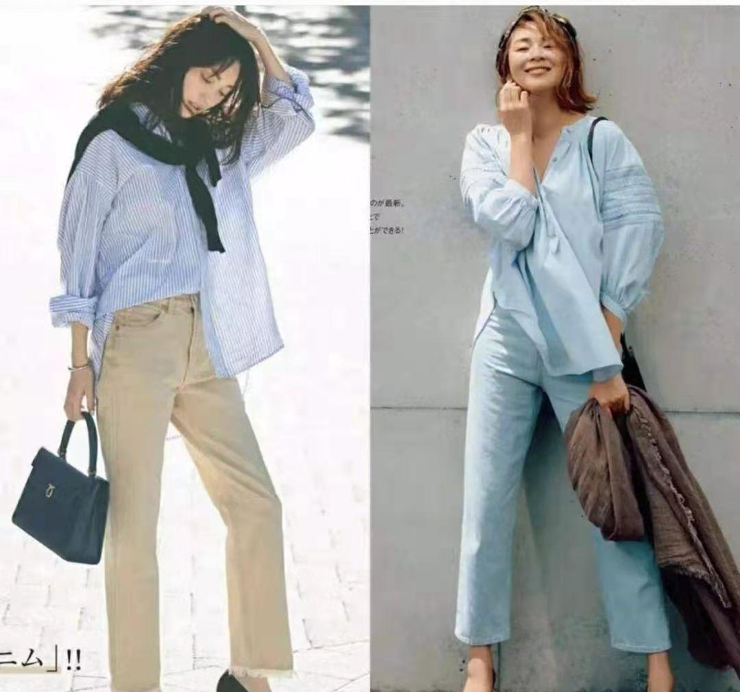 晶儿时尚达人|30+女人穿“衬衫+长裤”，这3种搭配方式适合初秋，时髦优雅