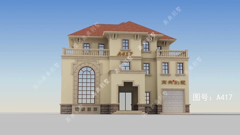 这款欧式别墅，紧跟时尚潮流，户型实用。