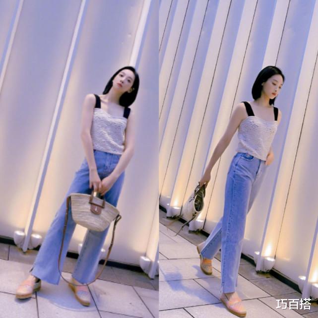 巧百搭|宋茜穿衣真有门道，放弃连衣裙改选牛仔裤，效果反而比以前更好了