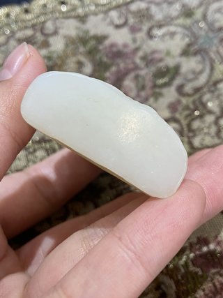 |清代-和田玉【黄财神】摆件