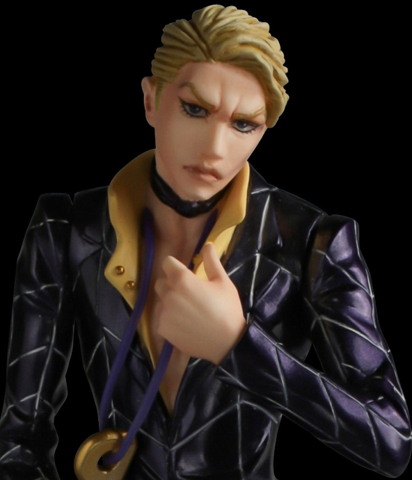 jojo的奇妙冒险|《JOJO：黄金之风》推出角色圆珠笔，灰模造型很精致，被涂装毁了