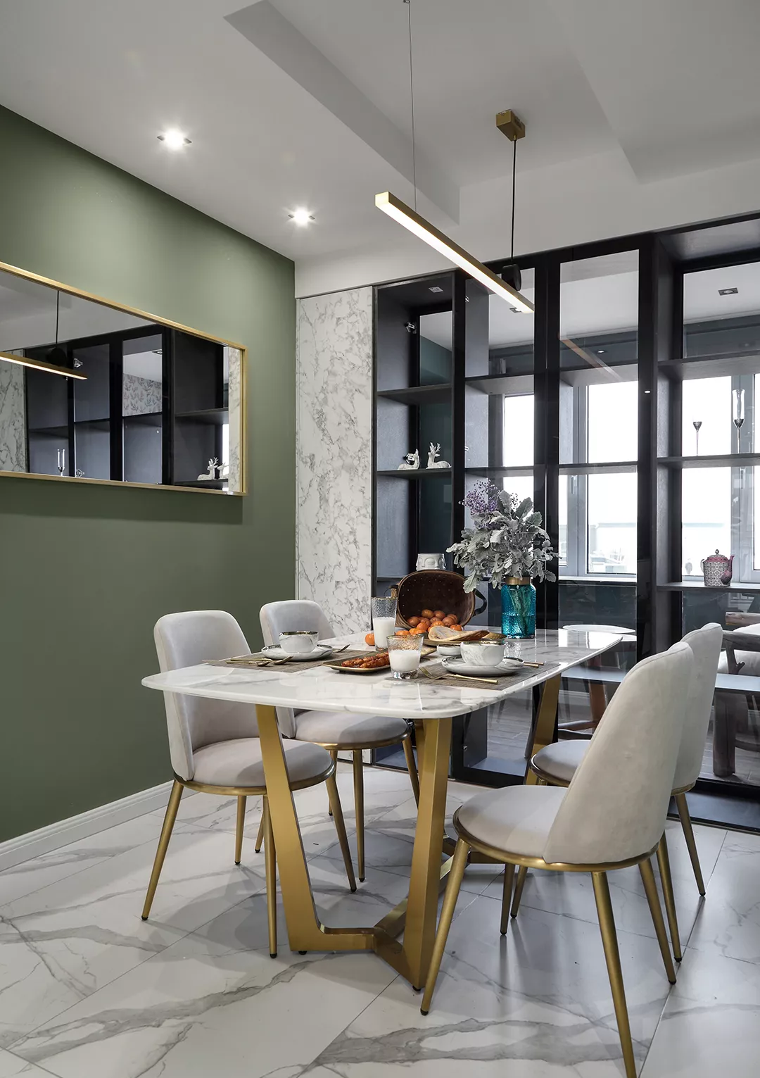 125平的现代简约风三居室，好喜欢卧室的床头背景墙