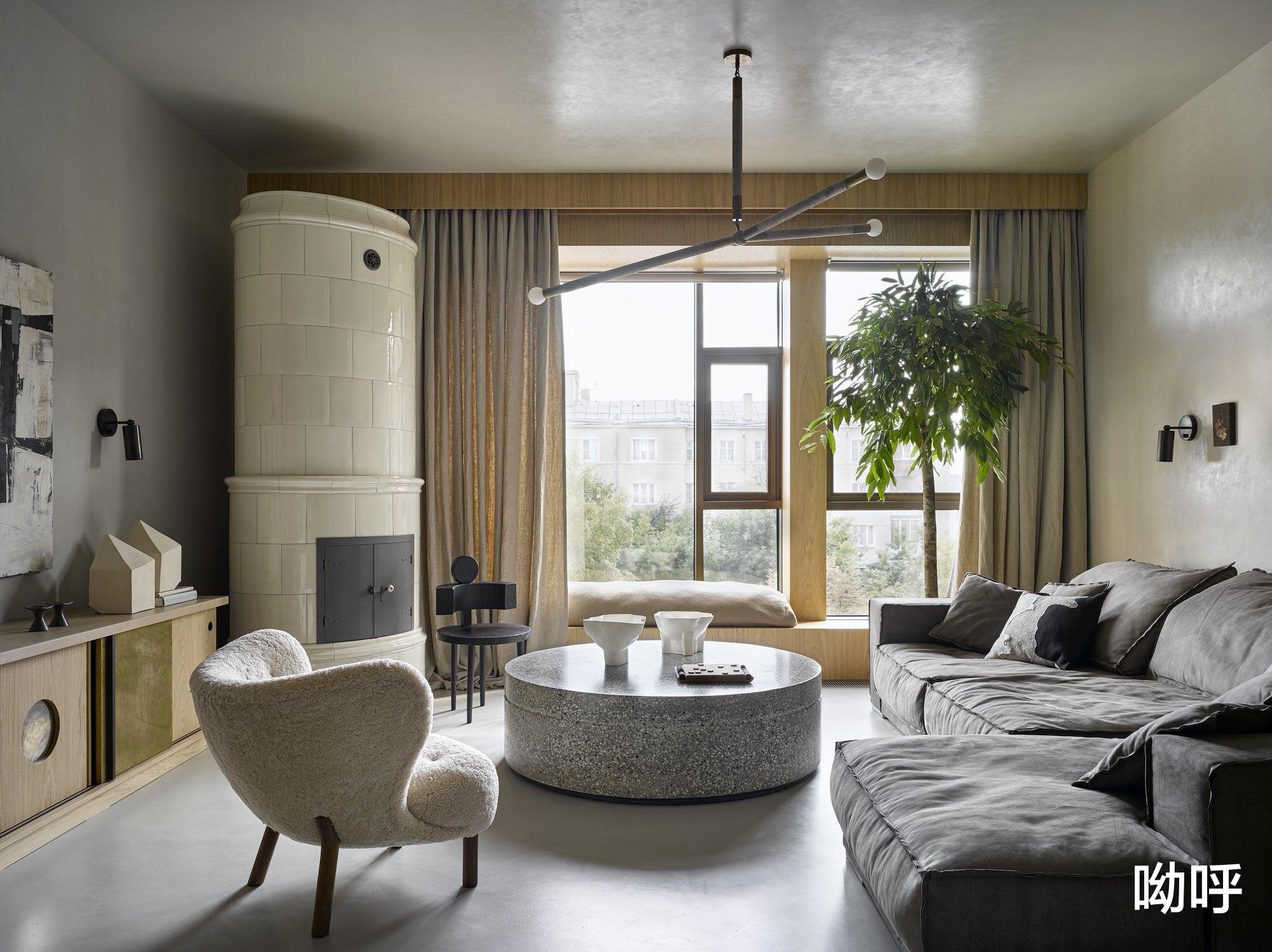 永恒的精神:莫斯科工作室公寓