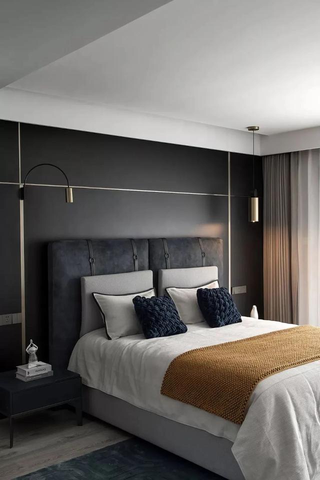 |400㎡现代，简约高级灰，加入红色的点缀，营造时尚高级的美