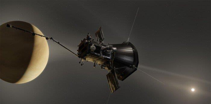 探测器 两枚探测器近距离掠过金星表面，传回来不一样的金星图像！